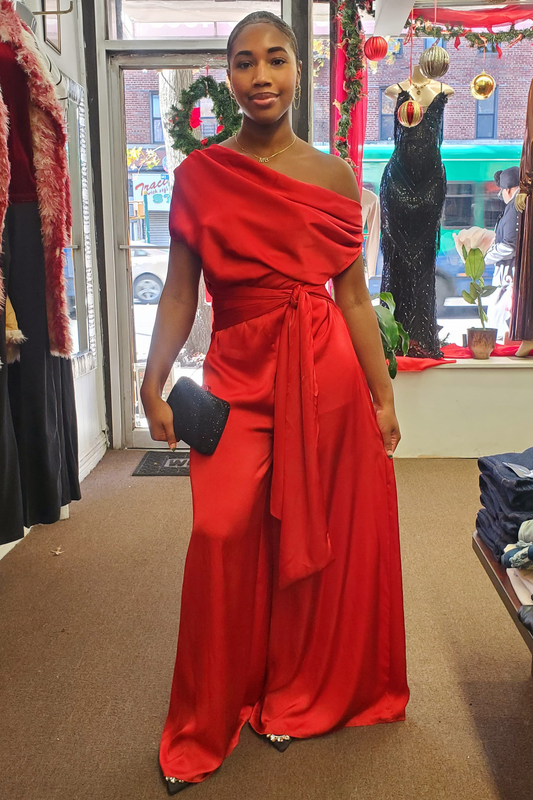 Satin Affair Jumpsuit